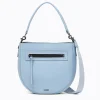 New Botkier Beatrice Saddle Crossbody Tranquil Blue