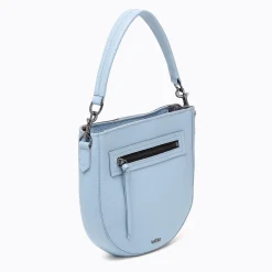 New Botkier Beatrice Saddle Crossbody Tranquil Blue
