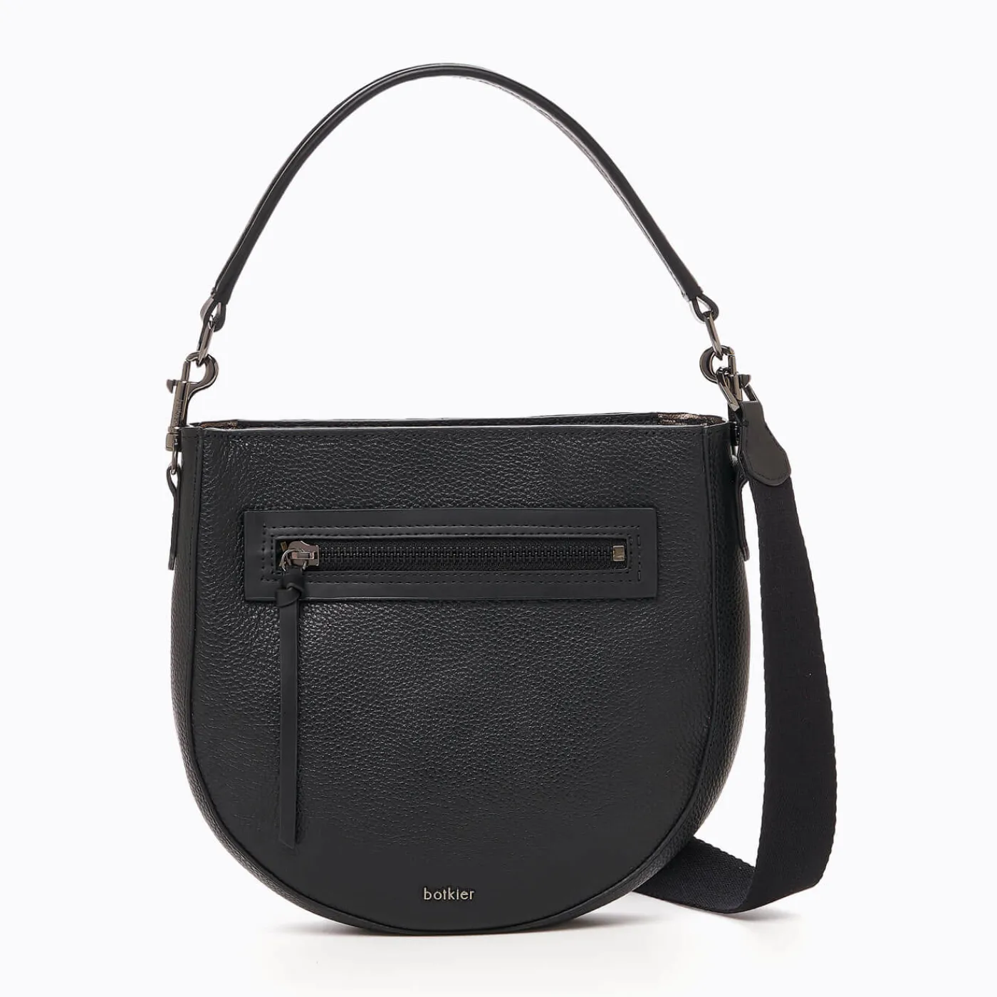 New Botkier Beatrice Saddle Crossbody Black