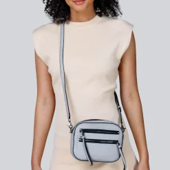 Cheap Botkier Chelsea Camera Crossbody Silver Grey
