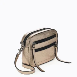Fashion Botkier Chelsea Camera Crossbody Metallic Gunmetal
