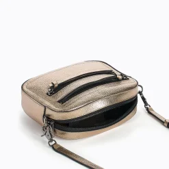 Fashion Botkier Chelsea Camera Crossbody Metallic Gunmetal