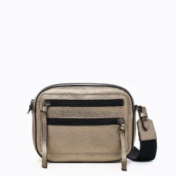 Fashion Botkier Chelsea Camera Crossbody Metallic Gunmetal