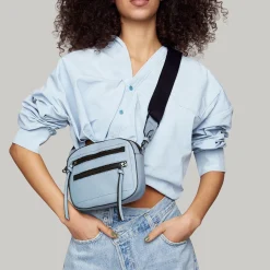 Cheap Botkier Chelsea Camera Crossbody Azzurro