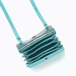 Online Botkier Cobble Hill Card Holder Crossbody Verdigris