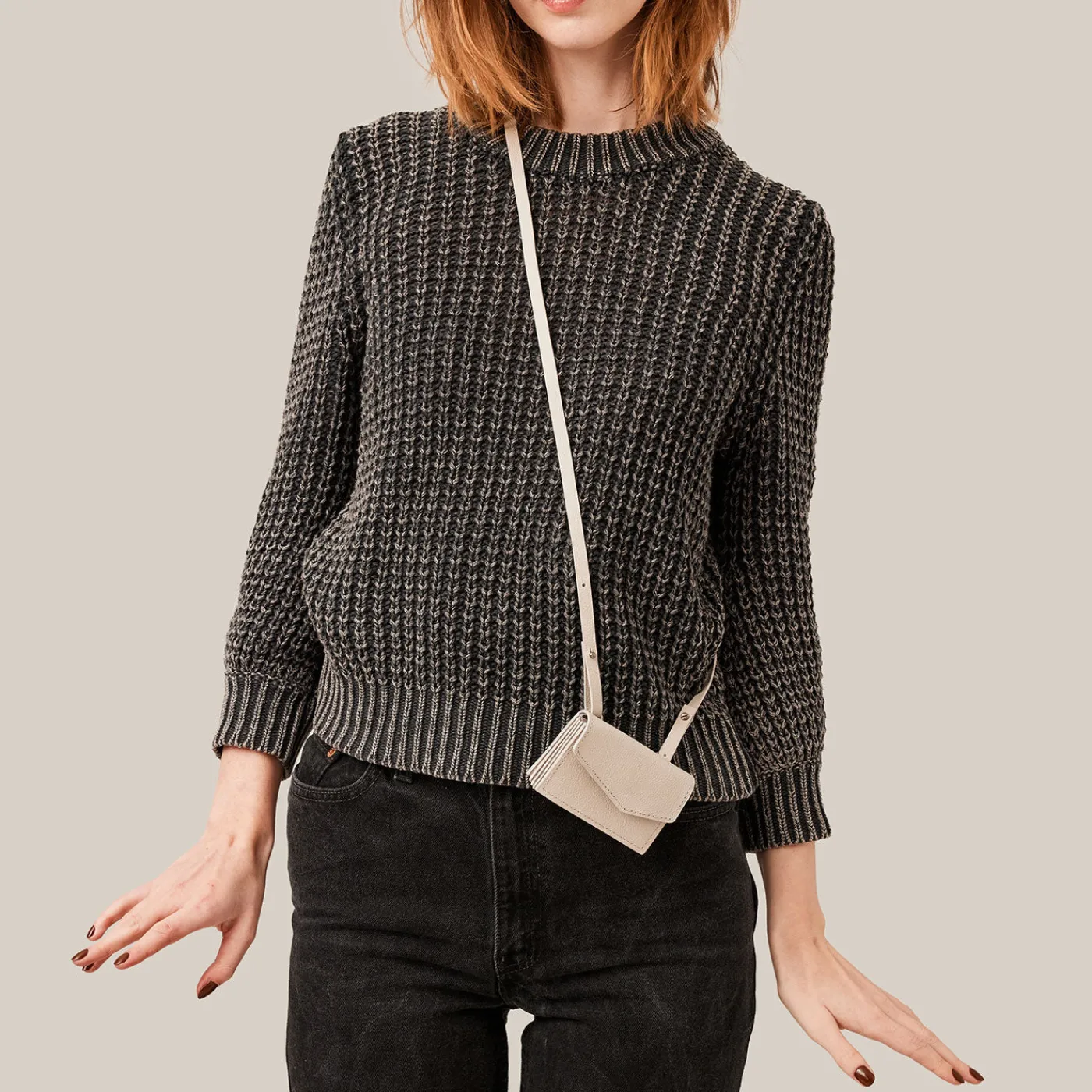 Sale Botkier Cobble Hill Card Holder Crossbody Dove