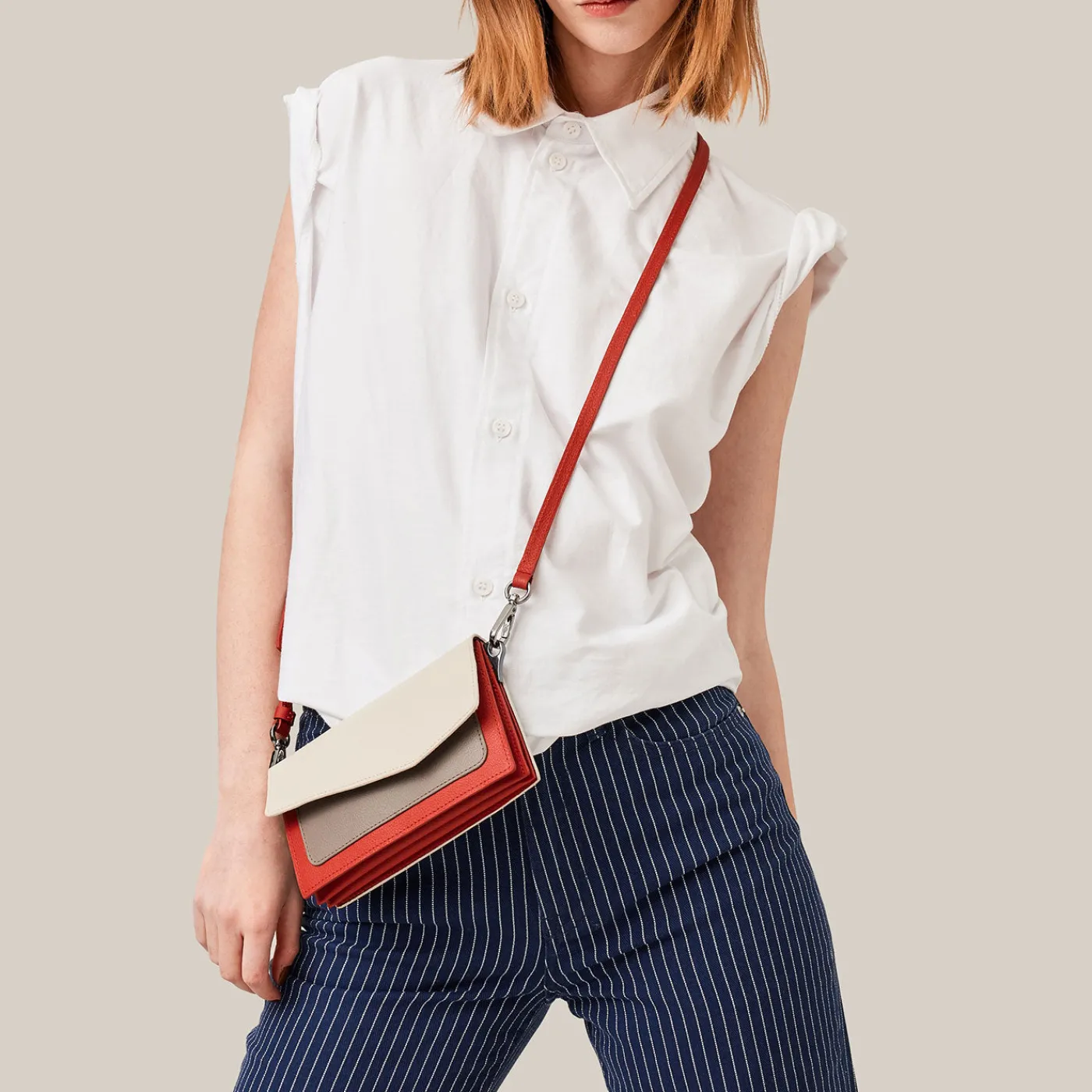 Best Botkier Cobble Hill Expander Crossbody Luscious Red Combo