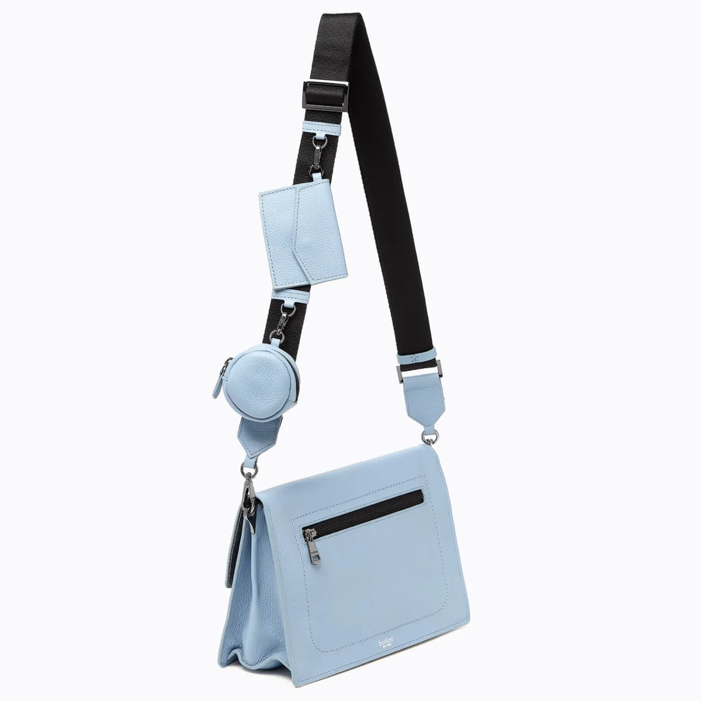 Fashion Botkier Cobble Hill Flap Satchel Tranquil Blue