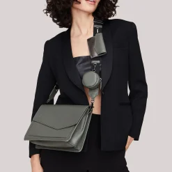 Fashion Botkier Cobble Hill Flap Satchel Army Green