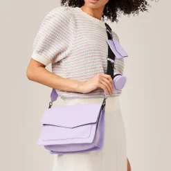 Cheap Botkier Cobble Hill Flap Satchel Lavender