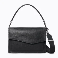 New Botkier Cobble Hill Flap Satchel Black
