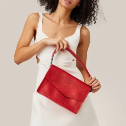Sale Botkier Cobble Hill Flap Satchel Metallic Sunset
