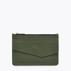 Outlet Botkier Cobble Hill Medium Pouch Army Green