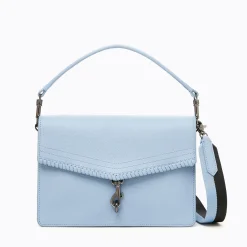 Cheap Botkier Trigger Flap Satchel Tranquil Blue