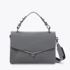 Cheap Botkier Valentina Flap Satchel Smoke