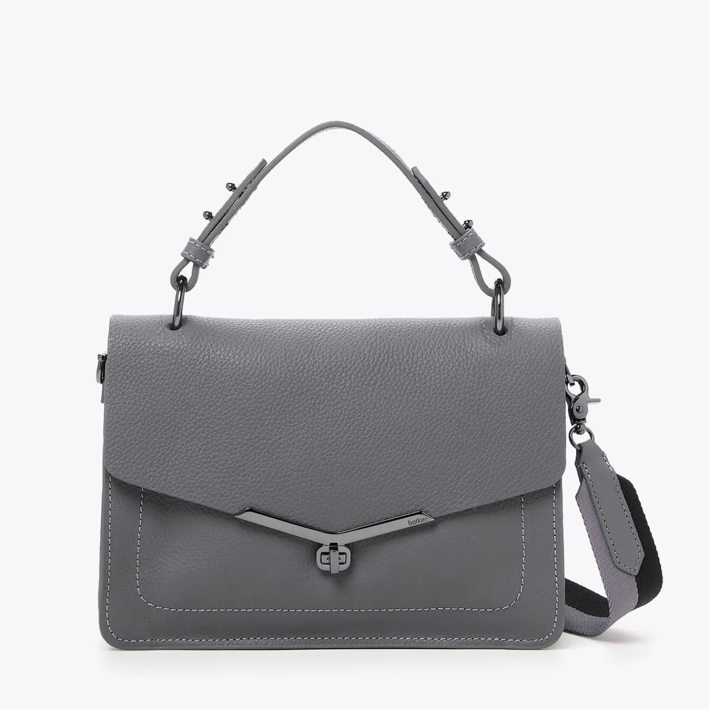 Cheap Botkier Valentina Flap Satchel Smoke
