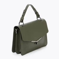 Clearance Botkier Valentina Flap Satchel Army Green