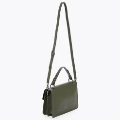 Clearance Botkier Valentina Flap Satchel Army Green