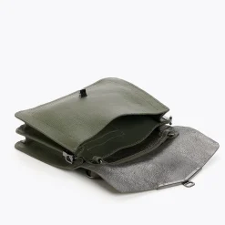 Clearance Botkier Valentina Flap Satchel Army Green