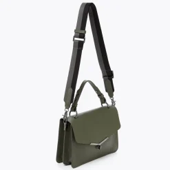 Clearance Botkier Valentina Flap Satchel Army Green