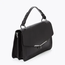Outlet Botkier Valentina Flap Satchel Black