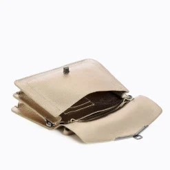 Best Sale Botkier Valentina Flap Satchel Metallic Gunmetal