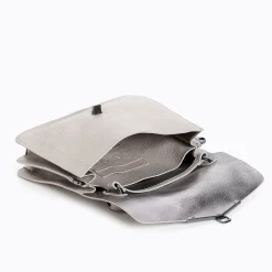 Best Botkier Valentina Flap Satchel Silver Grey