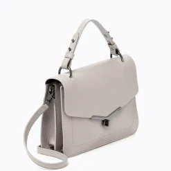 Best Botkier Valentina Flap Satchel Silver Grey