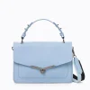 Cheap Botkier Valentina Flap Satchel Tranquil Blue