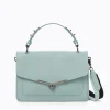 Clearance Botkier Valentina Flap Satchel Icy River