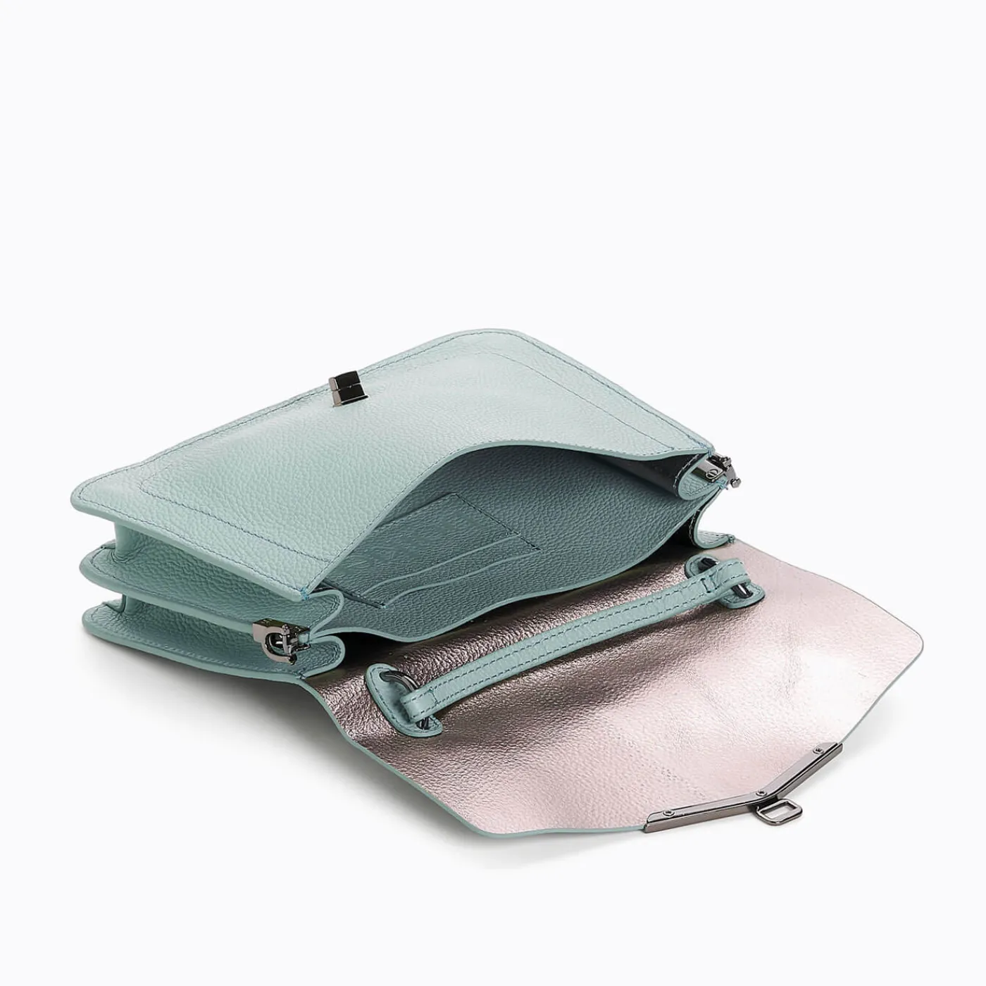 Clearance Botkier Valentina Flap Satchel Icy River