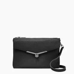Cheap Botkier Valentina Flat Crossbody Black