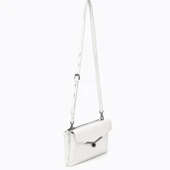 New Botkier Valentina Flat Crossbody Marshmallow Patent