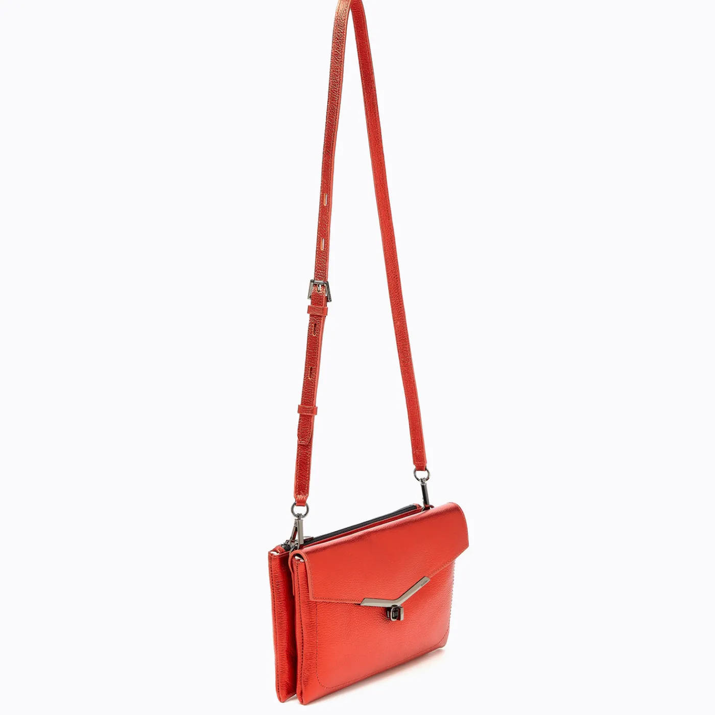 Cheap Botkier Valentina Flat Crossbody Metallic Sunset