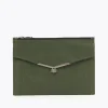 Shop Botkier Valentina Large Pouch Army Green