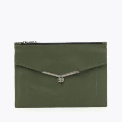 Shop Botkier Valentina Large Pouch Army Green