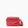 Online Botkier Valentina Mini Camera Crossbody Metallic Sunset