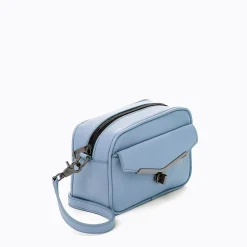 New Botkier Valentina Mini Camera Crossbody Tranquil Blue
