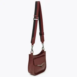 New Botkier Valentina Saddle Crossbody Malbec