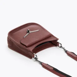 New Botkier Valentina Saddle Crossbody Malbec